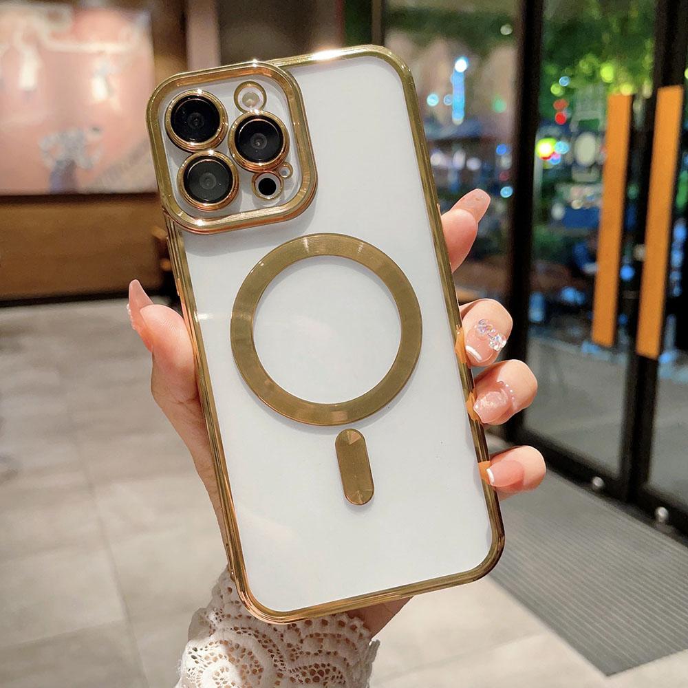 CD Magnetic Mobile Phone Case for iPhone 13 12 11 14 15 Pro Max Plus, Non-slip and Durable