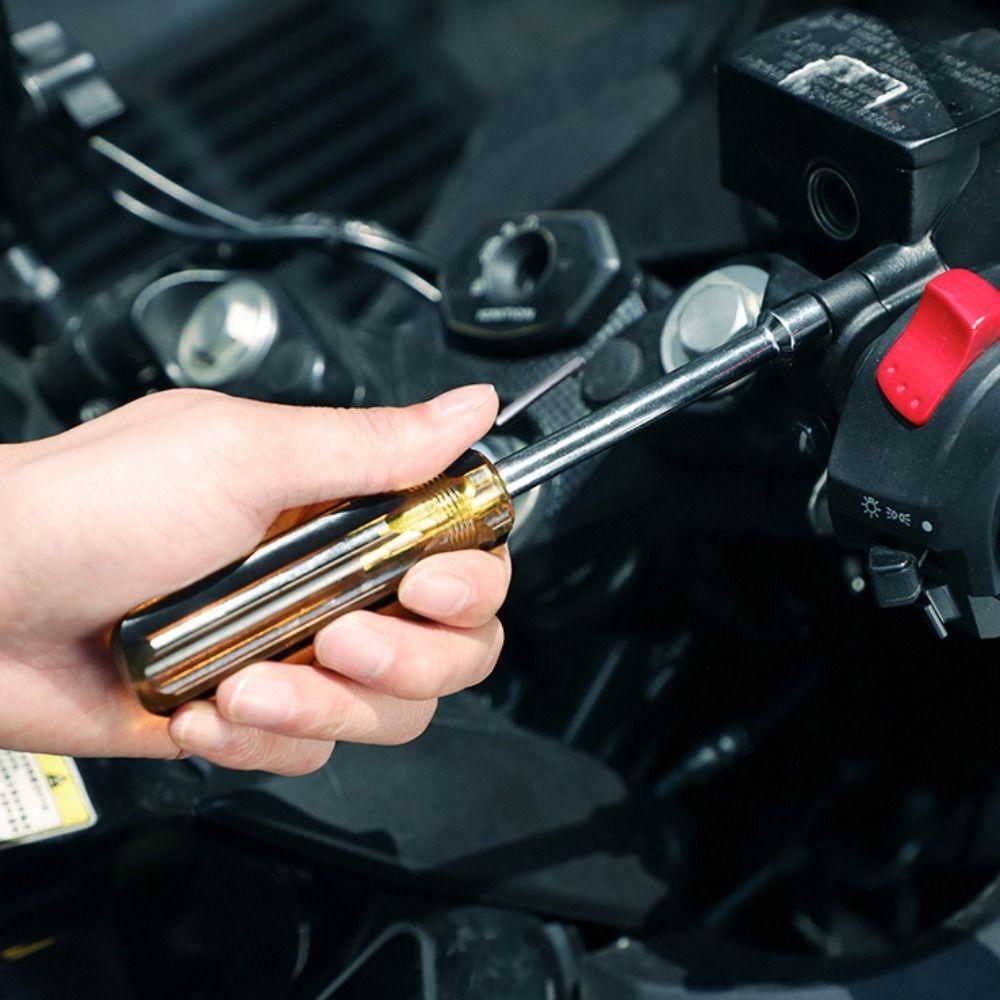 Steel Socket Screwdriver 5/5.5/6/7/8/9/10mm Hand Socket Durable Nut Driver  Hand Repair
