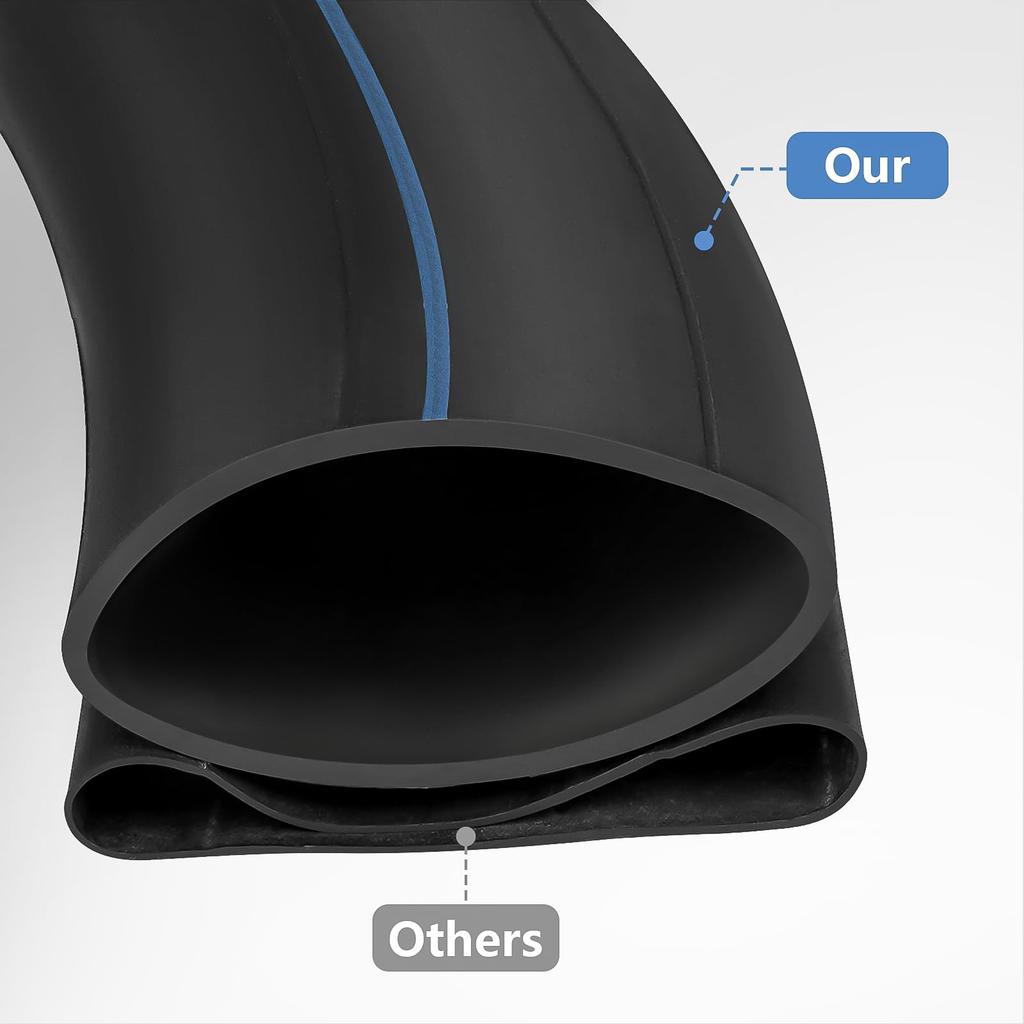 PaoWin Vegg TR13 Trillebårhjul Dekk Passer for Plen Hånd Mini og 2-Delt 3.50-8 Slange, Tykkelse, Ventil, 3.00-8 Slange, Slange, 3.50/3.25/3.00-8,