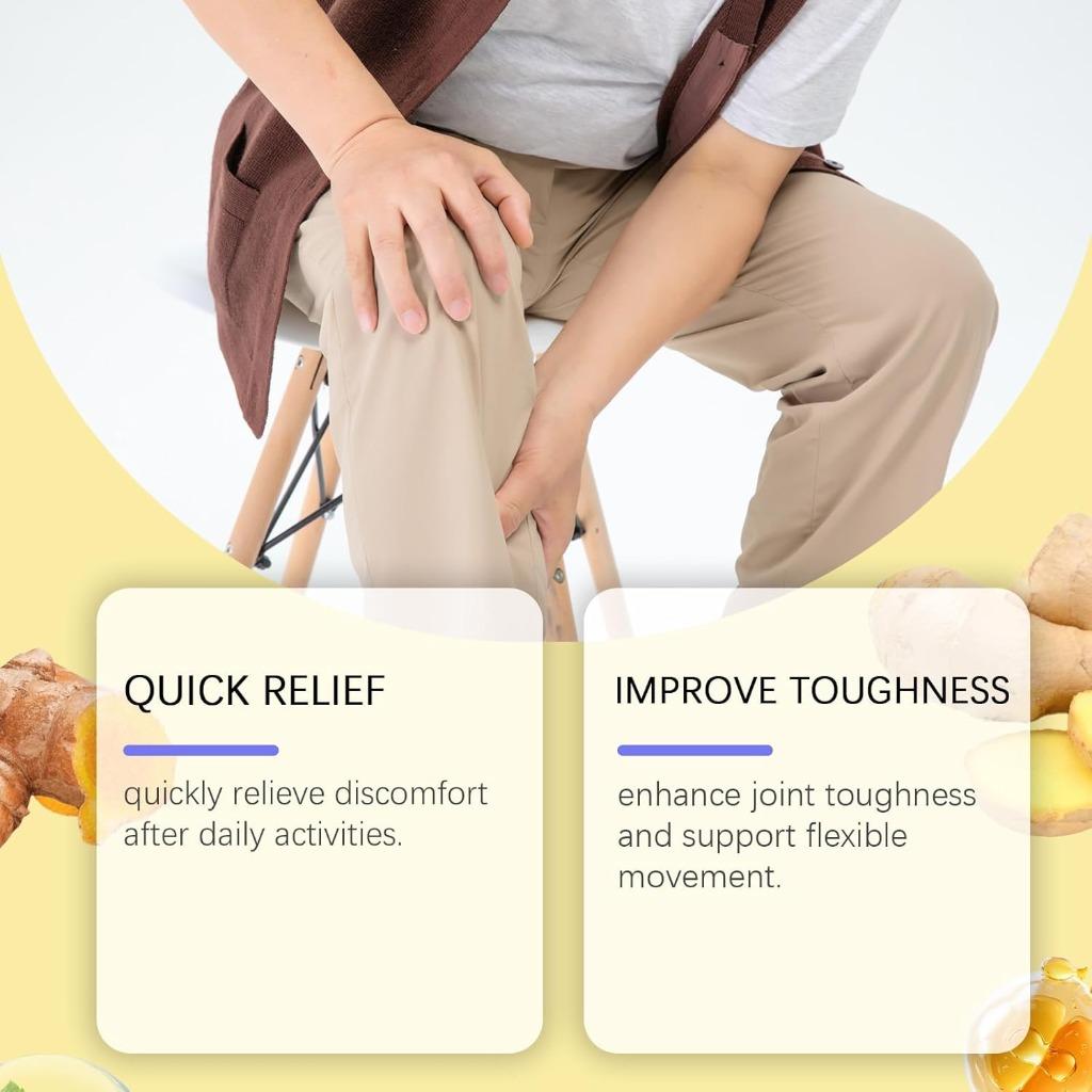 Joint & Bone Turmeric Ginger Bone Spray Women Men Natural Turmeric Ginger Treatment Spray 20ml (1pc)