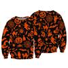 Horror 3D Print Sweatshirts Halloween Harajuku Men Pullover Sweater Long Sleeve Crewneck Streetwear Hoody Clothing Fun Kids Tops