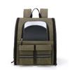 Portable Pet Trolley: Foldable, Breathable Cat & Dog Carrier, Double Shoulder Bag, Large Travel Bed