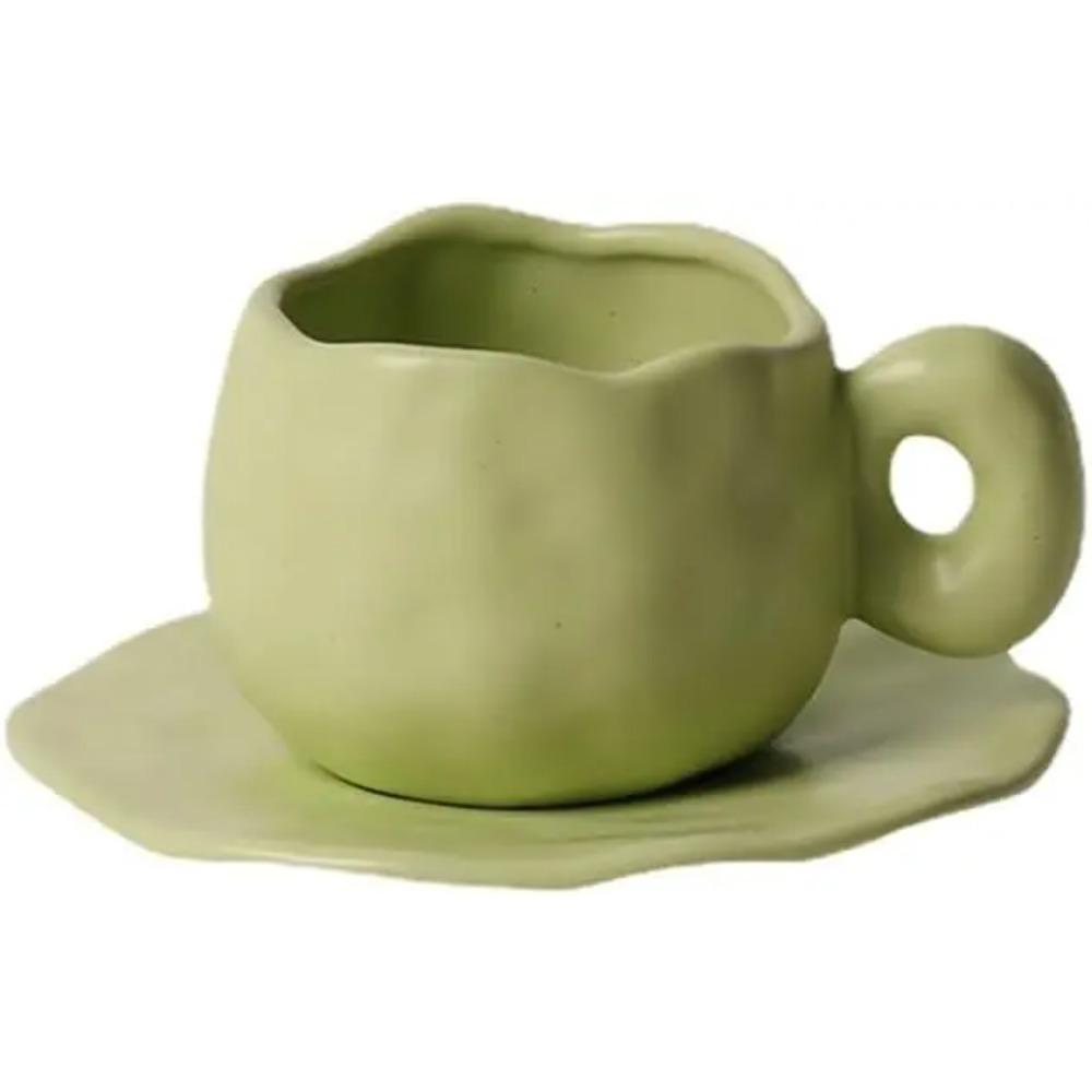 

Набор для приготовления молочного кофе, блюдце, кофейная чашка, симпатичные латте, кофе, предметы домашнего обихода As shown