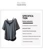 Women's Plus Size Patchwork Faux Two-Piece Short Sleeve T-Shirt - Loose, Slimming, Versatile Summer Style