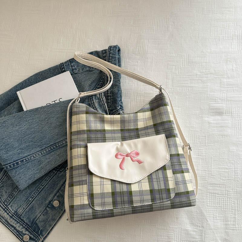 Módní Akademie Styl Korejský Styl Personalizovaná Ležérní Letní Nika Nová Tote Taška Dámská Mašle Ramenní Taška