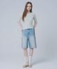 WAARFORWOMAN W1151 Stitch Point Shorts_Medium Blue