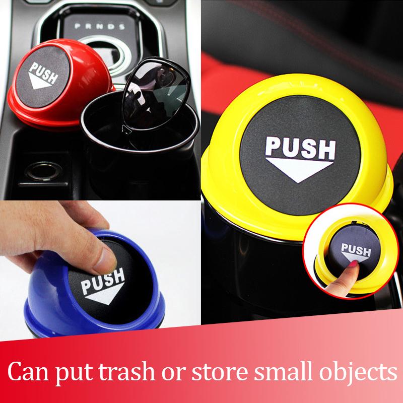 Hippcron Car Trash Garbage Can Auto Trash Dust Case Holder Bin Box Car-styling Yellow Red Blue Black