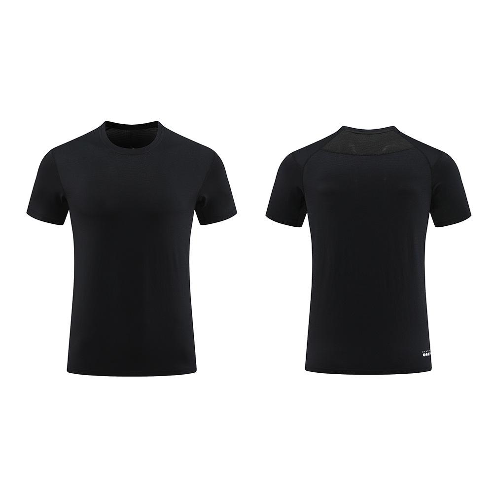 Quick-Dry Men's Short-Sleeve Summer Sports T-Shirt - Breathable, Lightweight, Crew Neck for Outdoor Casual Running