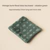 Lotus Rectangular Tea Towel Ancient Tea Cup Mat Tea Cup Pad Tea Napkins Household Tea Cloth Chinese Tea Set Accessories Craft