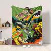 1pc Batman Superheroes Gotham Flannel Throw Blanket Lightweight Soft Warm All Season Blanket for Sofa, Bed, Travel,L1028014