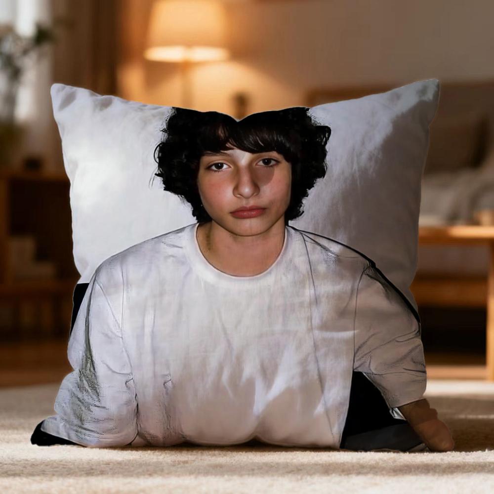 

Fashion F-FFinn Wolfhard Cushion Cover Soft Washable Pillow Case Multi-Scene for Couch Bed Travel Office Use 30cmx30cm