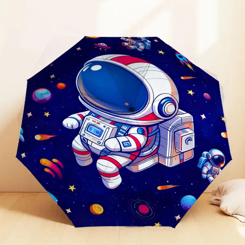 

1pc Space Adventure Pattern Umbrella Design Automatic Opening and Closing Umbrella, High-quality Travel Umbrella, c1128210