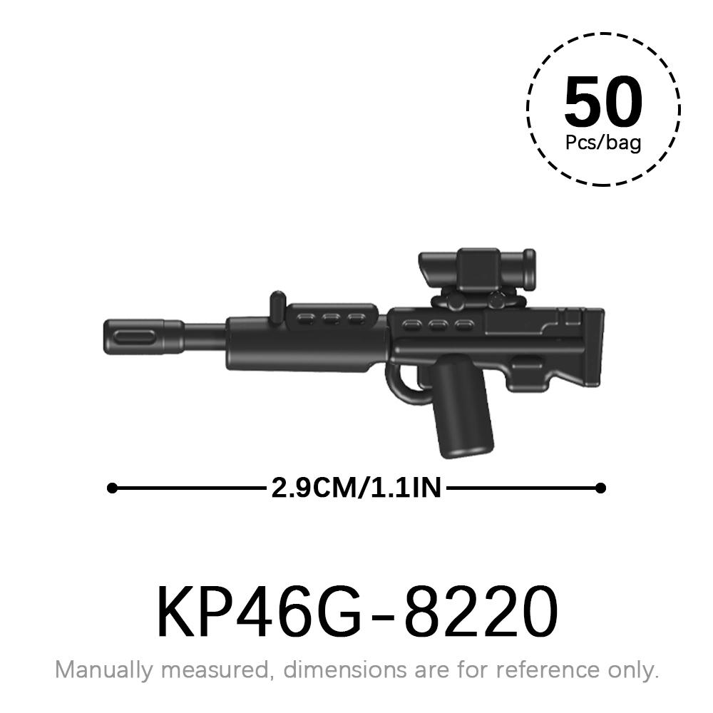 50pcs/lot Military Weapons Set SWAT WW2 Action Figures Parts MOC Bricks Star WW2 Corps Gun Accessories Building Blocks Kids Toys