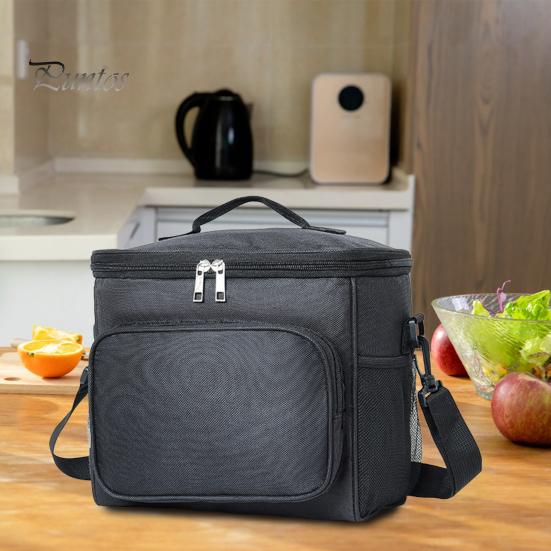 Große isolierte Lunchtasche, Lebensmittelaufbewahrungstasche für Restaurants, Bento-Box mit großer Kapazität, Picknicktasche, tragbarer, verdickter Thermo-Eisbeutel