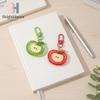 Cute Fruit Keychain Cartoon Fruits Pendant Portable Bag Hanging Ornament Car Key Holder For Couple Daily Decor Gift B.H