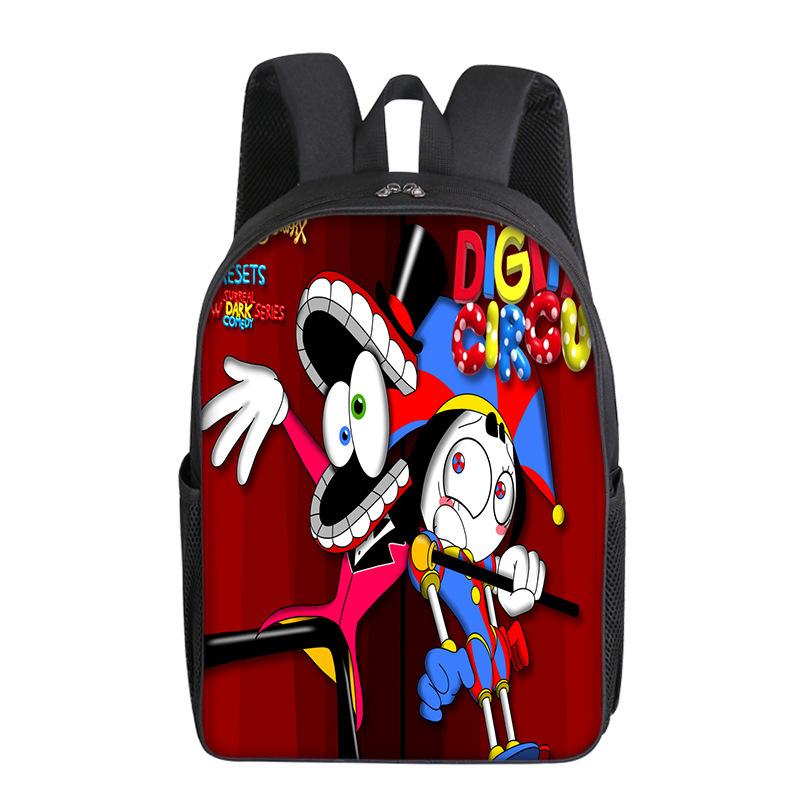 Magic Digital Circus The Amazing Digital Circus School Bag Primary School Students Single Layer Backpack