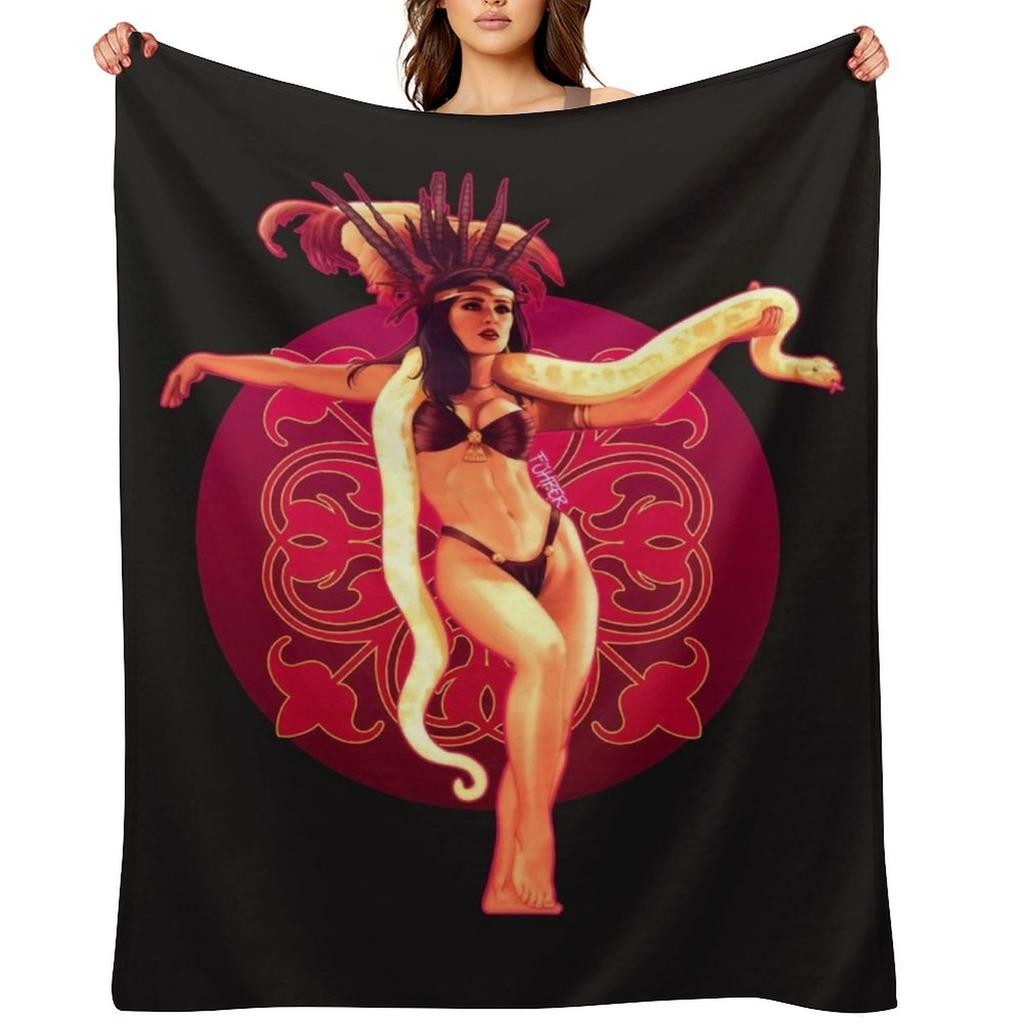 Salma Hayek Throw Blanket warm winter Decorative Sofas Softest Designers Blankets