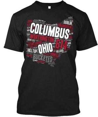 Columbus Ohio T-Shirt Hergestellt in den USA Größe S bis 5XL