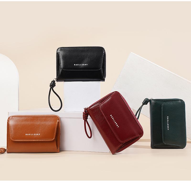 Women's High-end Mini Zipper Wallet & Card Holder