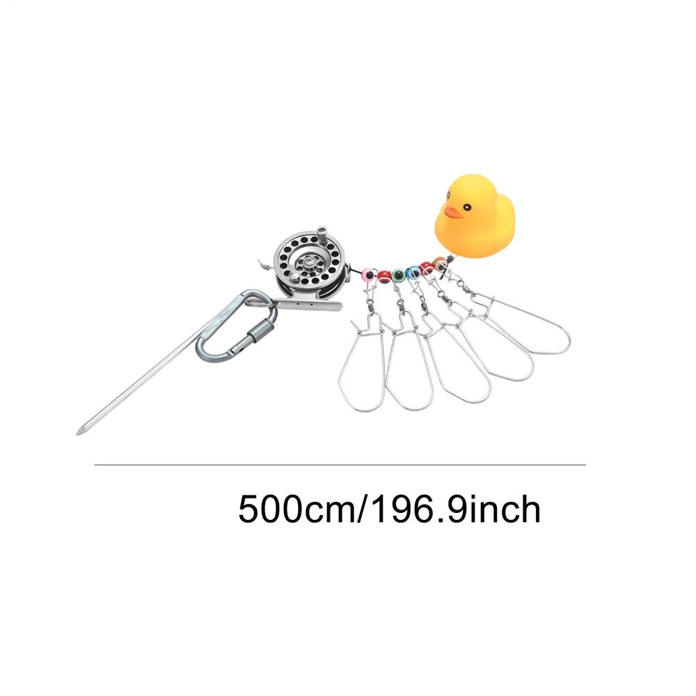 

Шнурок для риби з вертлюгами Шнурок для риболовлі Легкий Світний Рибальський аксесуар Для солоної прісної води Берег Каяк