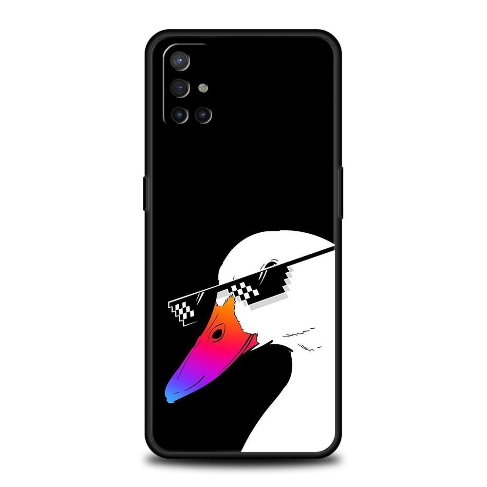 Phone Case For OnePlus 11 10 9 Pro 9T 12R 10R 9R 9RT 10T 8T 8 7 6T 7T Nord 2T CE 2 5G N200 N10 N100 Soft Silicone Cover Duck Art