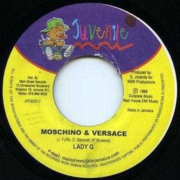 

7inch Record LADY G - Moschino & Versace JPDB0017 Juvenile 1998 Jamaica Reggae, Ska & Dub Used