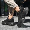 Slip-resistant Legitimate Leather Shows For Men Sports Training Silver Man Shoes Sneakers Black Spring Zapato Resort
