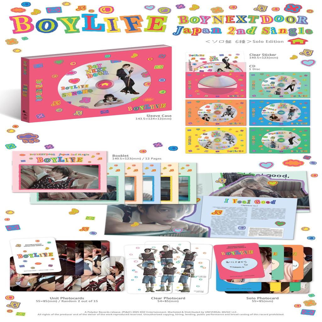 BOYNEXTDOOR - Japan 2nd Single Album [BOYLIFE]