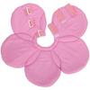 Flower Shape Dog Protective Collar Adjustable Pet Soft Wound Recovery Neck CollarPink M