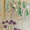 Paper Flower Garland, Party Garlands, Rectangular Paper Leaves Banner Decorations, Wall Decoration, Wedding, Birthday, Baby Shower