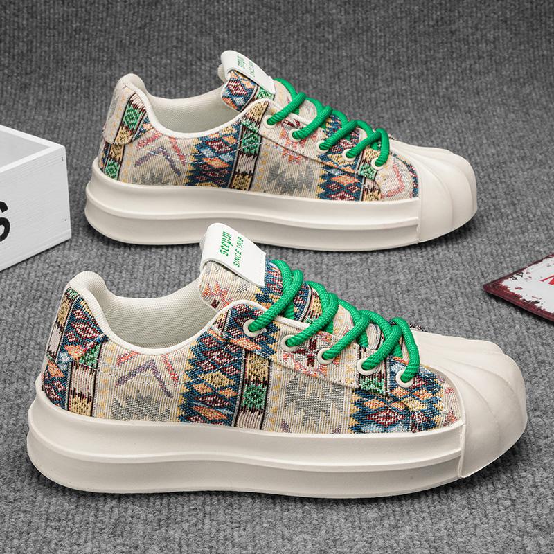 

Повсякденні чоловічі кросівки з натуральної шкіри, білі туфлі, модні верхи з коров’ячої шкіри, збільшені туфлі на плоскій платформі та носках. 42