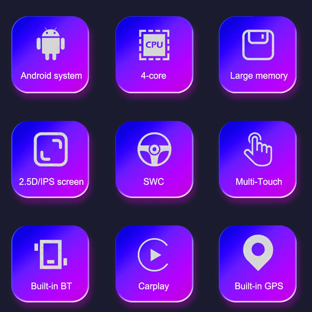 Autoradio Android pentru Seat Ibiza MK4 6j 2009-2013 Carplay Player Multimedia Unitate Principală Autoaudio 2Din Stereo Auto Navigație GPS 2+32GB