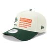 New Era Golf Visor Cap 9FORTY AFrame 15125385 NER37G4339 Green 9FORTYA Snapback Free Chrome/Dark 2-Tone A-Frame Men's Women's