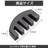 Violin Mute, Silencer for Violins, Made of Rubber, Lightweight, Compact, Suitable for Nighttime Practice, Scratch-Free, Silent, and Easy To Carry (Bla