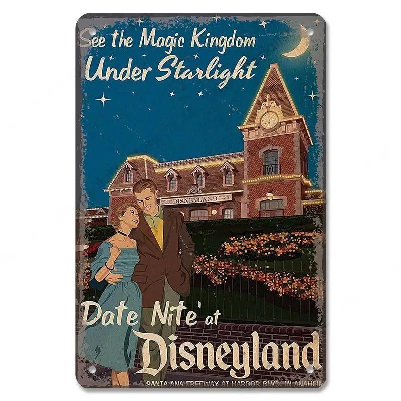 Famous City Landscape Posters Vintage Metal Signs Budapest Malta Sydney Tin Plate Retro Home Wall Art Decor Room Decoration