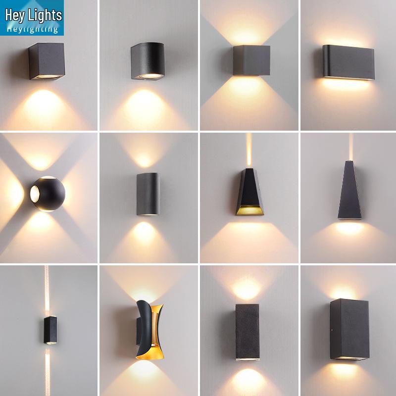 Modern Waterproof LED Wall Light for Outdoor, Aisle, Staircase, Corridor, Living Room, or Bedroom