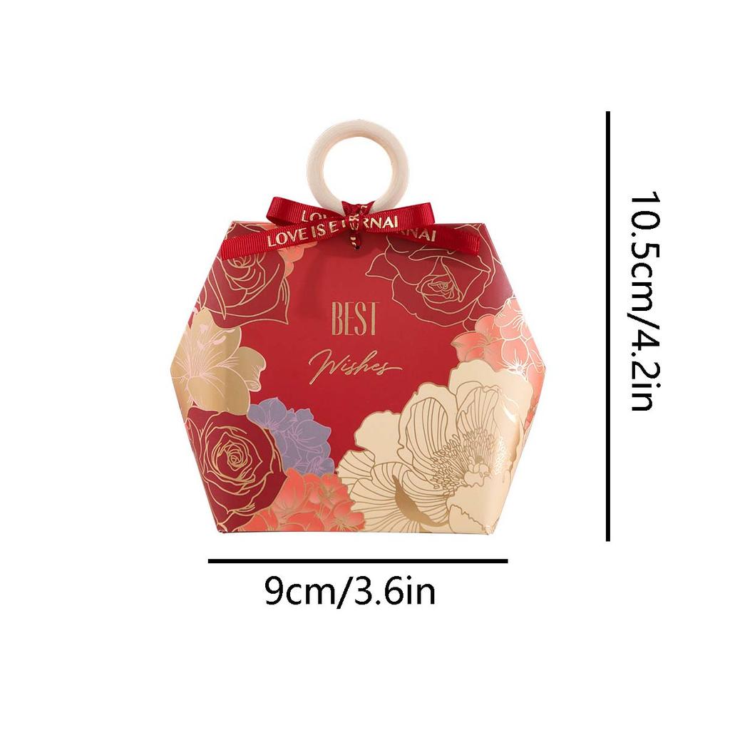 5pcs Creative New Wedding Candy Wedding Return Gift Candy Candy Bag Candy Gift Box Packaging Gift Decoration