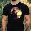 T-Shirt Herren Pirat spielt Gitarre Motiv Baumwolle Größe XS bis 5XL