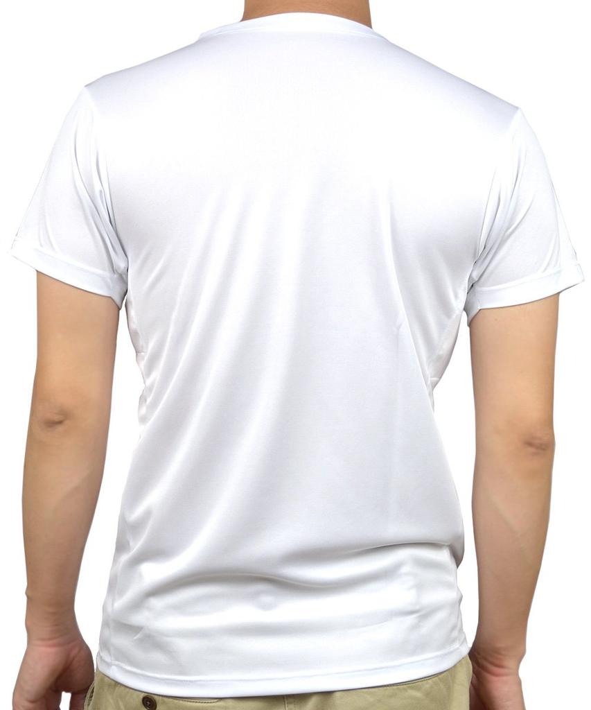 Claire Micro Cubic Deep Shirt with Underarm Sweat White V-Neck Pads, 2-Pack, Medium,