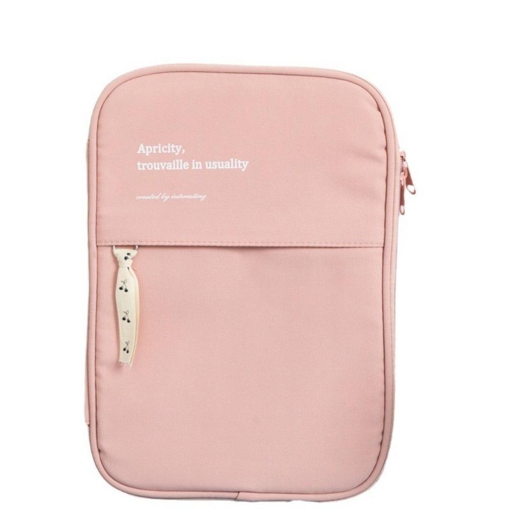 

Briefcase Tablet Protective Case Shockproof Computer Storage Bag Laptop Notebook Case Travel 11inch розовый