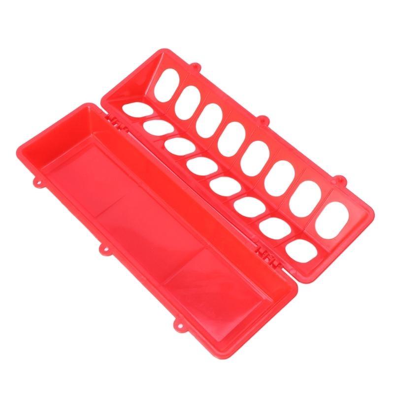 24TE Flip-Top Poultry Feeder Bird Feeder Flip-Top Chicken Feeder Waterer 30cm Long