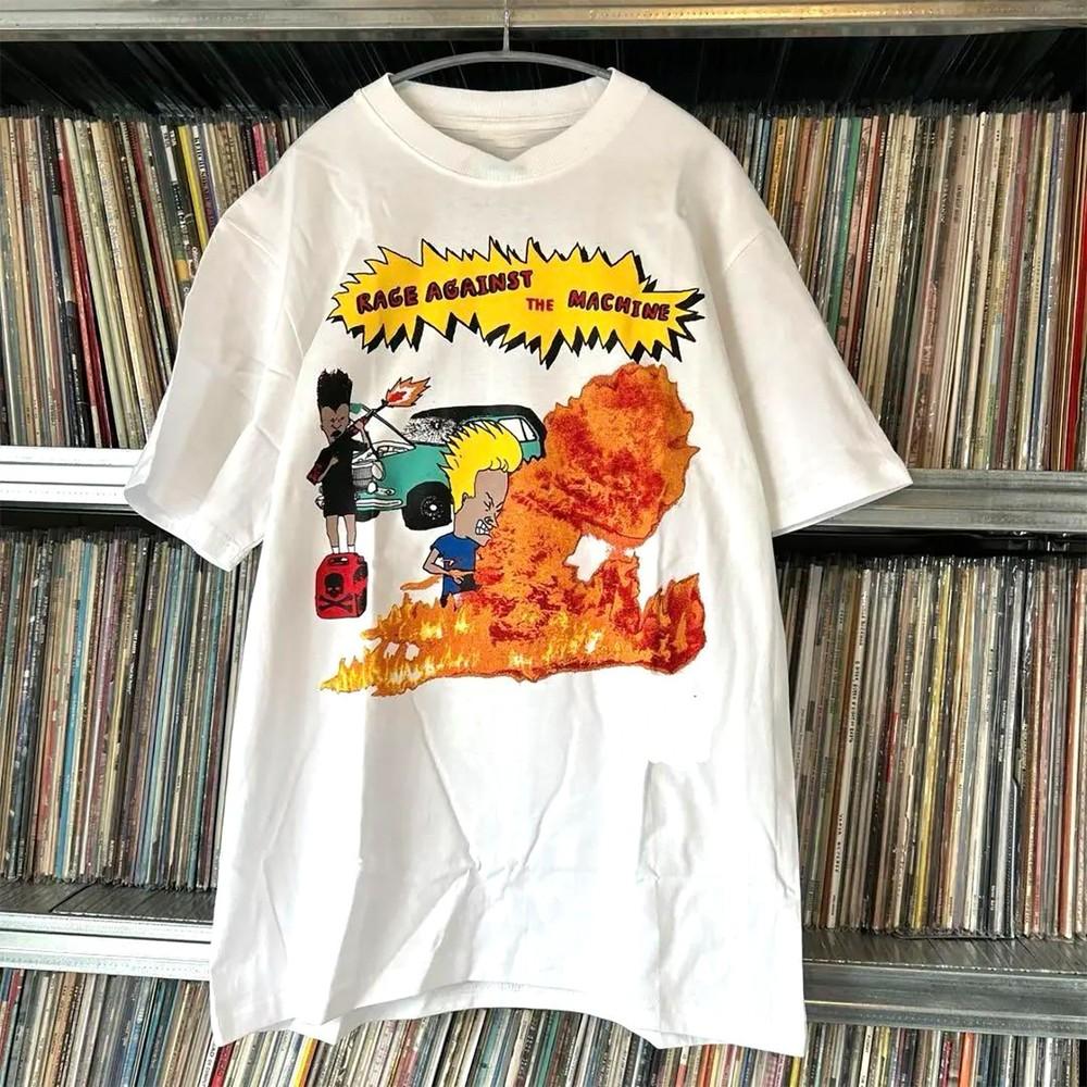 Vintage Rage Against the Machine Tour T-shirt Short All Size S to 5XL ZL036 Unisex T-Shirt M