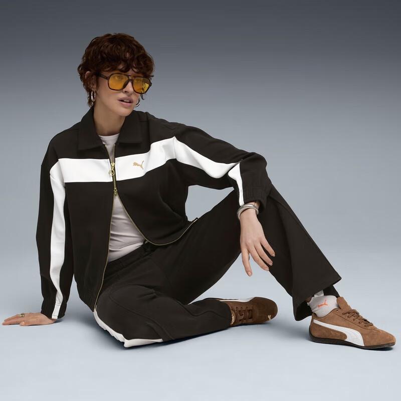 PUMA Women's Classic T7 Colorblock Stripe Sport Jacket 633960