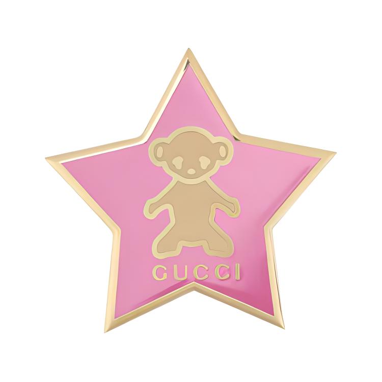 

Gucci Star Teddy Bear Metal Enamel Brooch Women accessories Pink 741463J979G8521 Basic Packaging-Dust Bag+Box