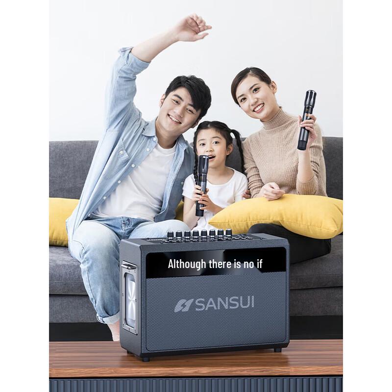 SANSUI G10 High-Power Outdoor Bluetooth KTV Speaker with Dual Mics
