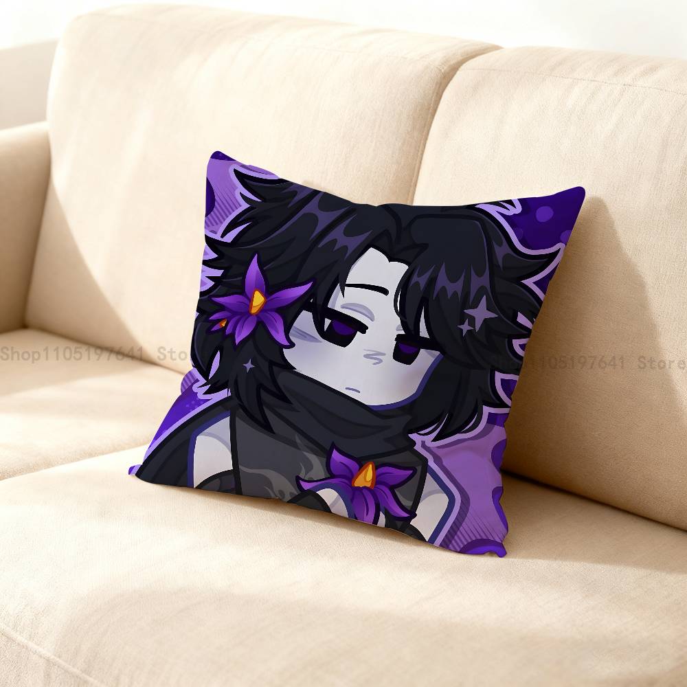 T-Two T-Time Pillow Case Cute Cartoon Anime peripheralsBedroom Sofa Decorative Cushion Cover Soft Cushion Cover