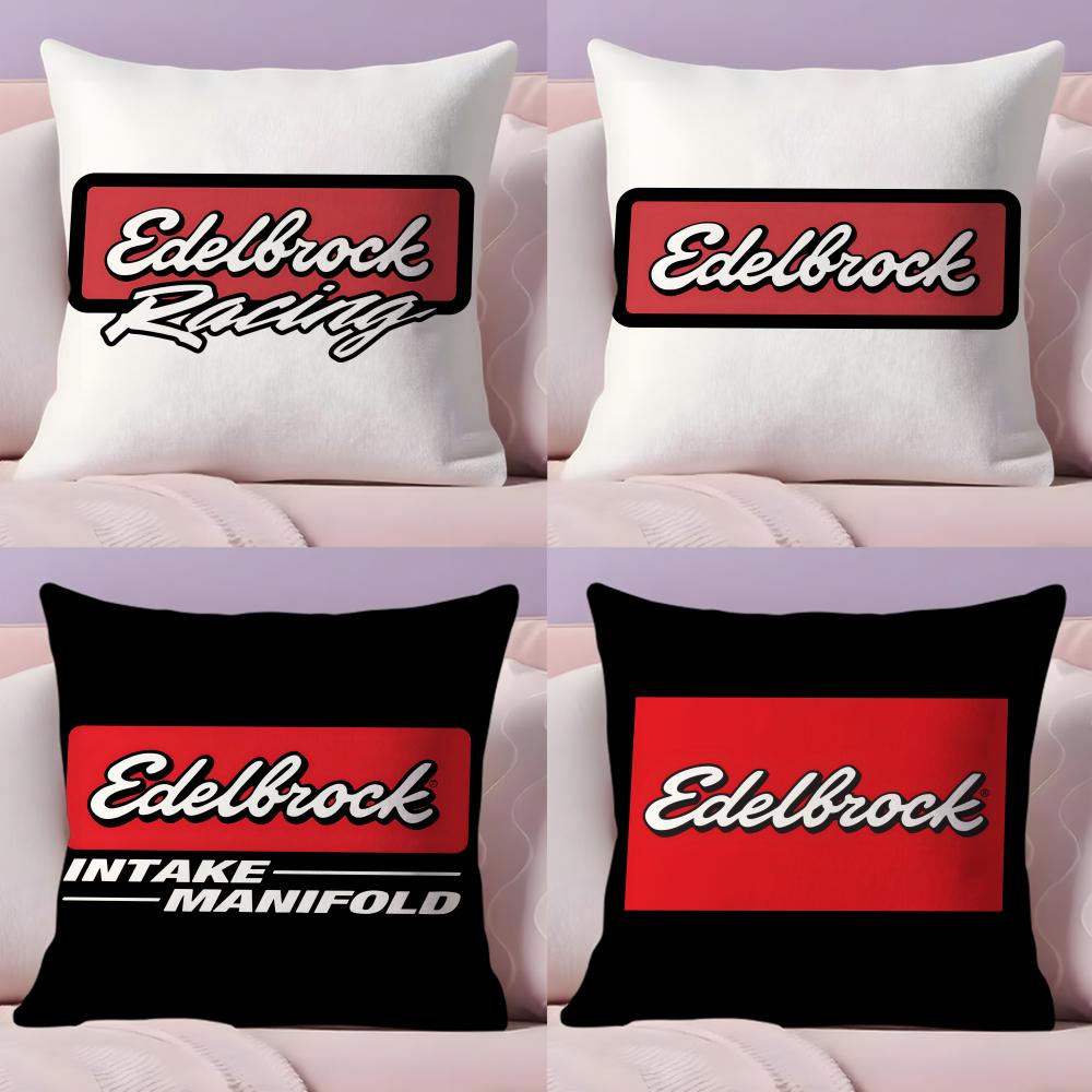 Design E-Edelbrocks Cushion Cover Plush Fabric Soft Double-Sided Printed Invisible Zipper Sofa Pillow Case Home Decor