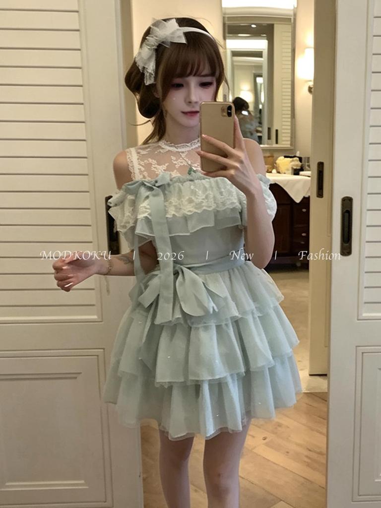 Clean and simple Lolita Suitable for various styles including type of Japanese and Cute and dreamy Perfect for Mori and suitable for and Size