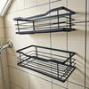 Shower Shelves Shower Storage Shelf Wall Mounted 2 Pieces Adhesive Display Rack Bathroom Accessories for Towel Soap Body Wash