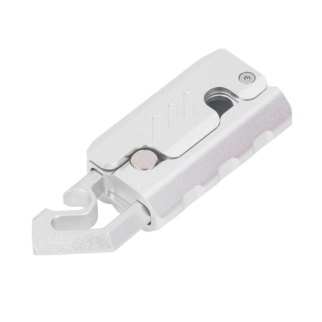 Gravity Carrot Knife Toy Bottle Opener Aluminium Alloy Knife Sensory Toy for Anxiety Relief Silver